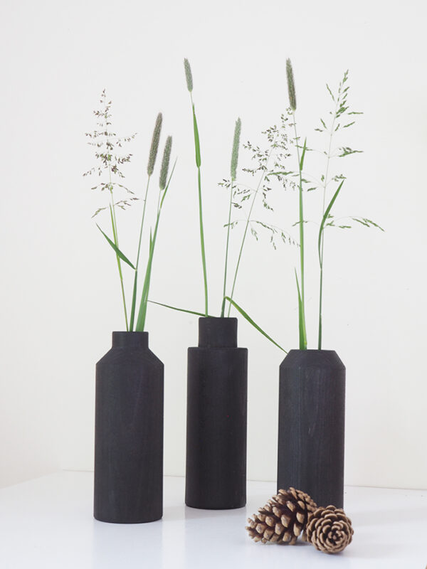 Trio de vases NOIR – Image 3